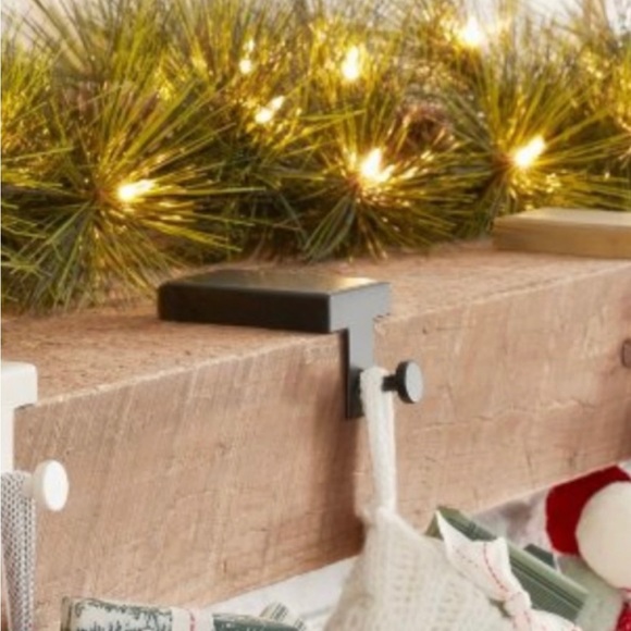 NWT, Hearth & Hand Holiday Stocking Holder, Matt Black - Picture 2 of 3